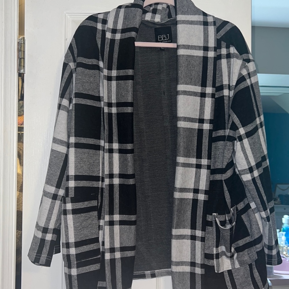 Plaid super soft jacket